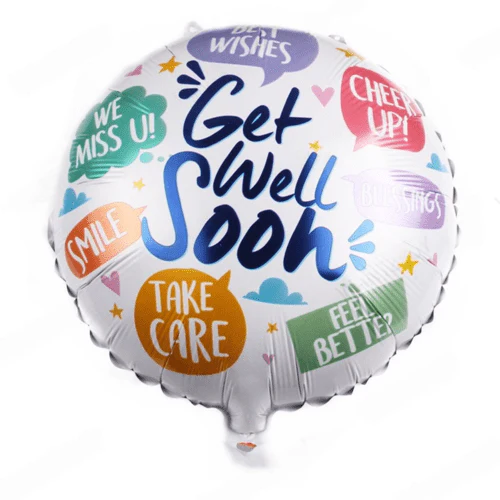 Get Well Soon Foil Balloon 18 Inch 1014