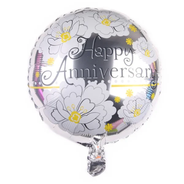 Happy Anniversary Foil Balloon 18 Inch 1001