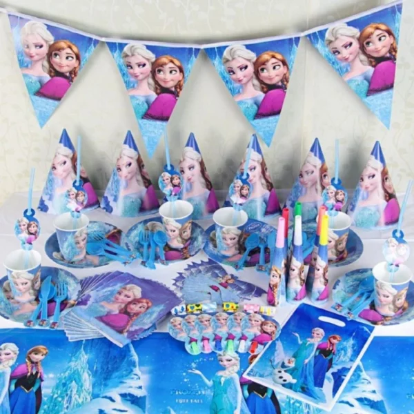 Frozen Theme Birthday Party Set 6s