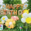 Daisy Print Latex Balloon Set 10pcs